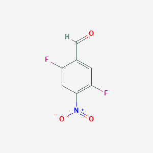 2,5-Difluoro-4-nitrobenzenecarbaldehyde