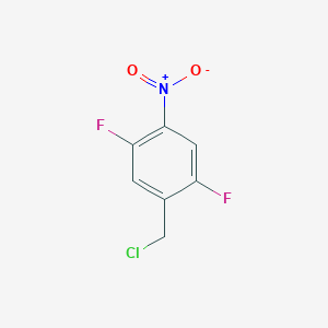 Benzene, 1-(chloromethyl)-2,5-difluoro-4-nitro- 