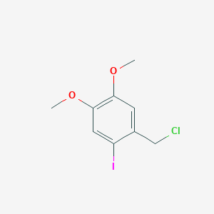 Benzene, 1-(chloromethyl)-2-iodo-4,5-dimethoxy- Benzene, 1-(chloromethyl)-2-iodo-4,5-dimethoxy-