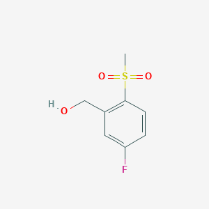 燘enzenemethanol, 5-fluoro-2-(methylsulfonyl)- 燘enzenemethanol, 5-fluoro-2-(methylsulfonyl)-