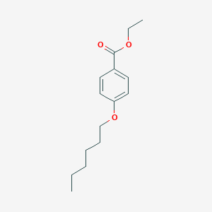 Benzoic acid, 4-(hexyloxy)-, ethyl ester Benzoic acid, 4-(hexyloxy)-, ethyl ester