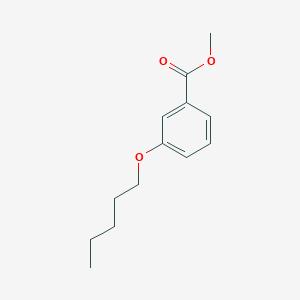 Benzoic acid, 3-(pentyloxy)-, methyl ester Benzoic acid, 3-(pentyloxy)-, methyl ester