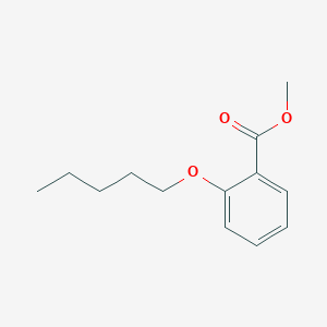 Benzoic acid, 2-(pentyloxy)-, methyl ester Benzoic acid, 2-(pentyloxy)-, methyl ester
