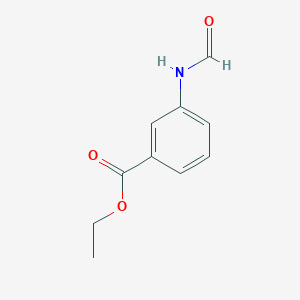Benzoic acid, 3-(formylamino)-, ethyl ester Benzoic acid, 3-(formylamino)-, ethyl ester