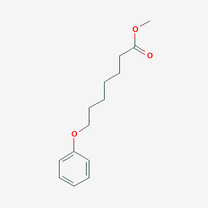Heptanoic acid, 7-phenoxy-, methyl ester Heptanoic acid, 7-phenoxy-, methyl ester