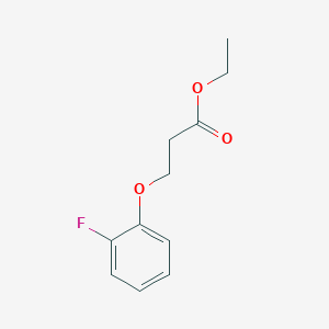 牋Propanoic acid, 3-(2-fluorophenoxy)-, ethyl ester 牋Propanoic acid, 3-(2-fluorophenoxy)-, ethyl ester