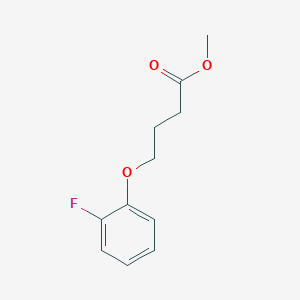Butanoic acid, 4-(2-fluorophenoxy)-, methyl ester Butanoic acid, 4-(2-fluorophenoxy)-, methyl ester