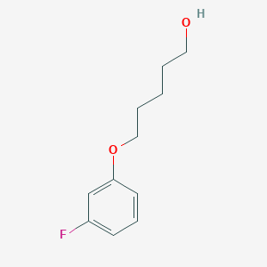 5-(3-fluorophenoxy)pentan-1-ol 5-(3-fluorophenoxy)pentan-1-ol