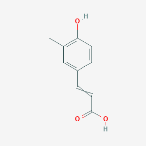 ?(2E)-3-(4-hydroxy-3-methylphenyl)prop-2-enoic acid ?(2E)-3-(4-hydroxy-3-methylphenyl)prop-2-enoic acid