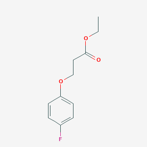 Propanoic acid, 3-(4-fluorophenoxy)-, ethyl ester Propanoic acid, 3-(4-fluorophenoxy)-, ethyl ester