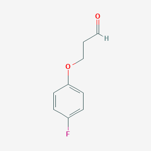 Propanal, 3-(4-fluorophenoxy)- , Propanal, 3-(4-fluorophenoxy)- ,
