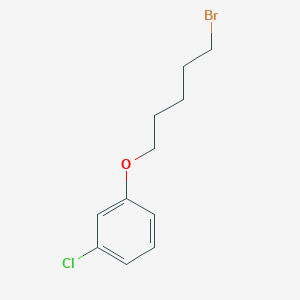 1-[(5-bromopentyl)oxy]-3-chlorobenzene 