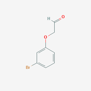 Acetaldehyde, 2-(3-bromophenoxy)- Acetaldehyde, 2-(3-bromophenoxy)-