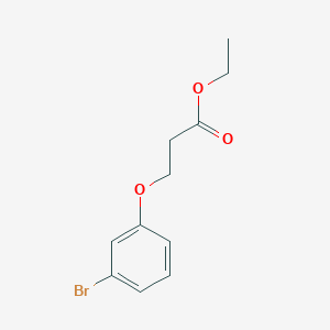 Propanoic acid, 3-(3-bromophenoxy)-, ethyl ester 