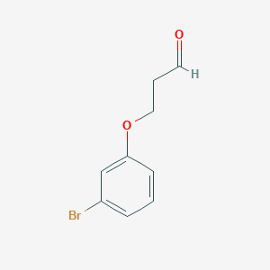 Propanal, 3-(3-bromophenoxy)- 