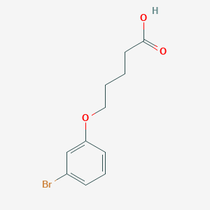 Pentanoic acid, 5-(3-bromophenoxy)- 