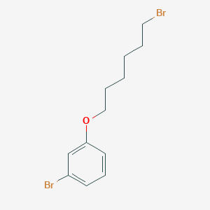Benzene, 1-bromo-3-[(6-bromohexyl)oxy]- 