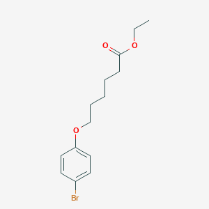 Hexanoic acid, 6-(4-bromophenoxy)-, ethyl ester