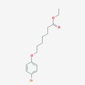 Heptanoic acid, 7-(4-bromophenoxy)-, ethyl ester