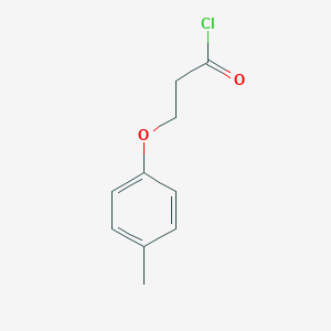 Propanoyl chloride, 3-(4-methylphenoxy)- 