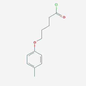 Pentanoyl chloride, 5-(4-methylphenoxy)- 