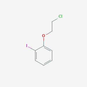 Benzene, 1-(2-chloroethoxy)-2-iodo- Benzene, 1-(2-chloroethoxy)-2-iodo-