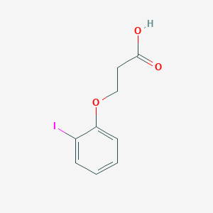 Propanoic acid, 3-(2-iodophenoxy)- Propanoic acid, 3-(2-iodophenoxy)-