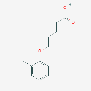 Pentanoic acid, 5-(2-methylphenoxy)- Pentanoic acid, 5-(2-methylphenoxy)-