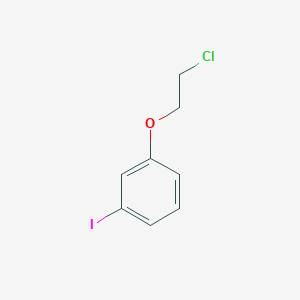 Benzene, 1-(2-chloroethoxy)-3-iodo- Benzene, 1-(2-chloroethoxy)-3-iodo-