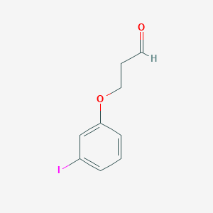 3-(3-iodophenoxy)propanal 