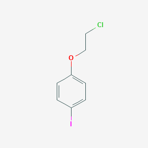 Benzene, 1-(2-chloroethoxy)-4-iodo- Benzene, 1-(2-chloroethoxy)-4-iodo-