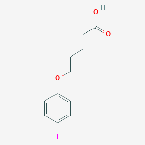 Pentanoic acid, 5-(4-iodophenoxy)- 