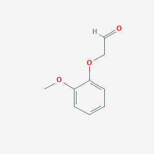 Acetaldehyde, 2-(2-methoxyphenoxy)- Acetaldehyde, 2-(2-methoxyphenoxy)-
