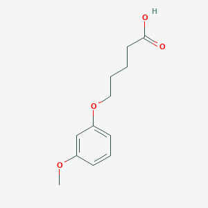Pentanoic acid, 5-(3-methoxyphenoxy)- 