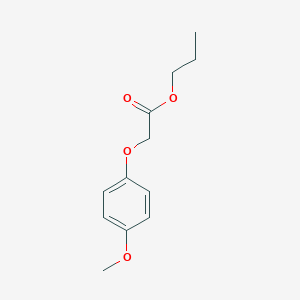 Acetic acid, 2-(4-methoxyphenoxy)-, propyl ester 