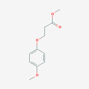 Propanoic acid, 3-(4-methoxyphenoxy)-, methyl ester Propanoic acid, 3-(4-methoxyphenoxy)-, methyl ester