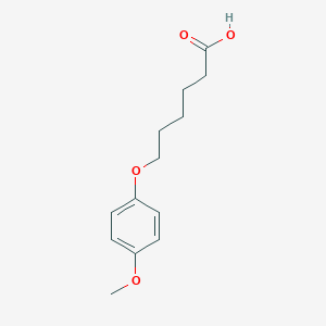 Hexanoic acid, 6-(4-methoxyphenoxy)- 