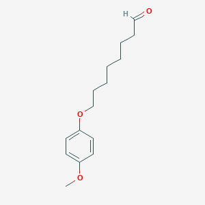 Octanal, 8-(4-methoxyphenoxy)- Octanal, 8-(4-methoxyphenoxy)-