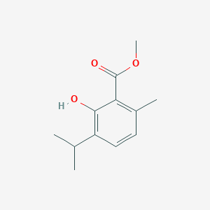 Benzoic acid, 2-hydroxy-6-methyl-3-(1-methylethyl)-, methyl ester Benzoic acid, 2-hydroxy-6-methyl-3-(1-methylethyl)-, methyl ester