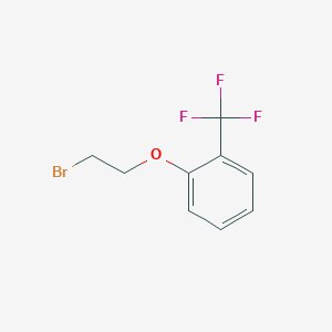 1-(2-bromoethoxy)-2-(trifluoromethyl)benzene 1-(2-bromoethoxy)-2-(trifluoromethyl)benzene