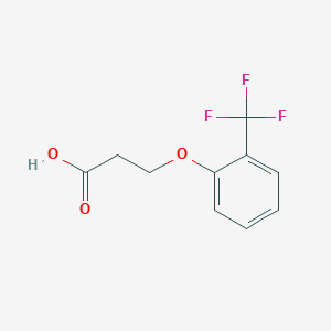 Propanoic acid, 3-[2-(trifluoromethyl)phenoxy]- 
