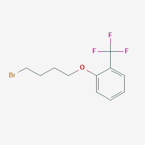 1-(4-bromobutoxy)-2-(trifluoromethyl)benzene 1-(4-bromobutoxy)-2-(trifluoromethyl)benzene