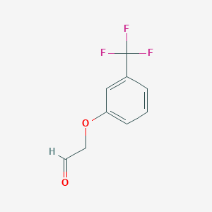 2-[3-(trifluoromethyl)phenoxy]acetaldehyde 