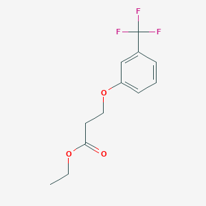 Propanoic acid, 3-[3-(trifluoromethyl)phenoxy]-, ethyl ester 