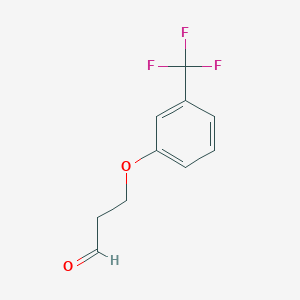 3-[3-(trifluoromethyl)phenoxy]propanal 