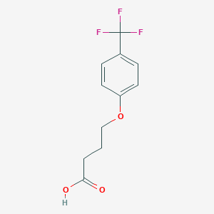 Butanoic acid, 4-[4-(trifluoromethyl)phenoxy]- 