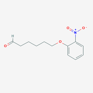 Hexanal, 6-(2-nitrophenoxy)- Hexanal, 6-(2-nitrophenoxy)-