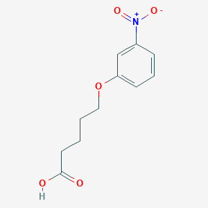 Pentanoic acid, 5-(3-nitrophenoxy)- Pentanoic acid, 5-(3-nitrophenoxy)-