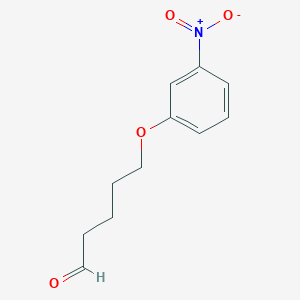 Pentanal, 5-(3-nitrophenoxy)- Pentanal, 5-(3-nitrophenoxy)-