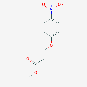 Propanoic acid, 3-(4-nitrophenoxy)-, methyl ester Propanoic acid, 3-(4-nitrophenoxy)-, methyl ester